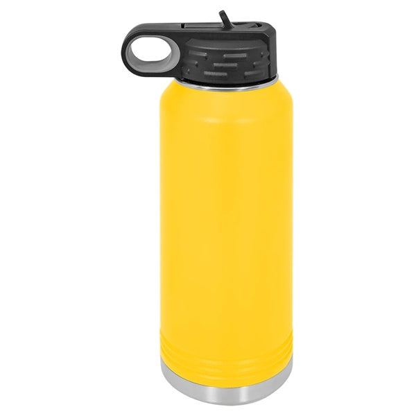Polar Camel 40oz Insulated Steel Water Bottle with Straw Lid