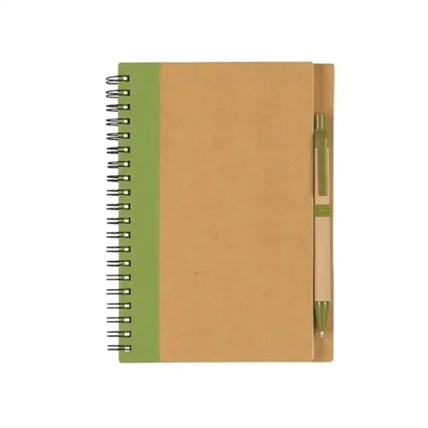 Eco Spiral Notebook and Pen