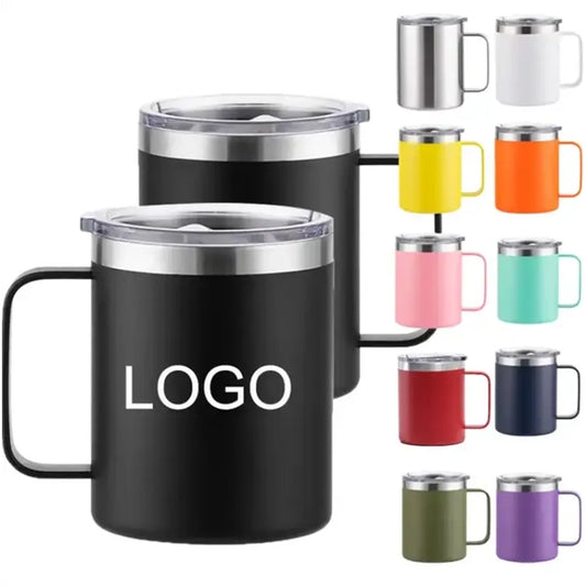 12oz Stainless Steel Coffee Mug with Lid