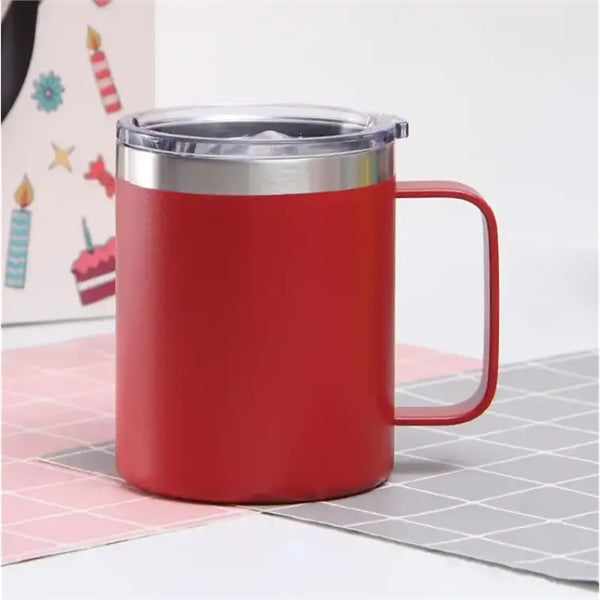 12oz Stainless Steel Coffee Mug with Lid