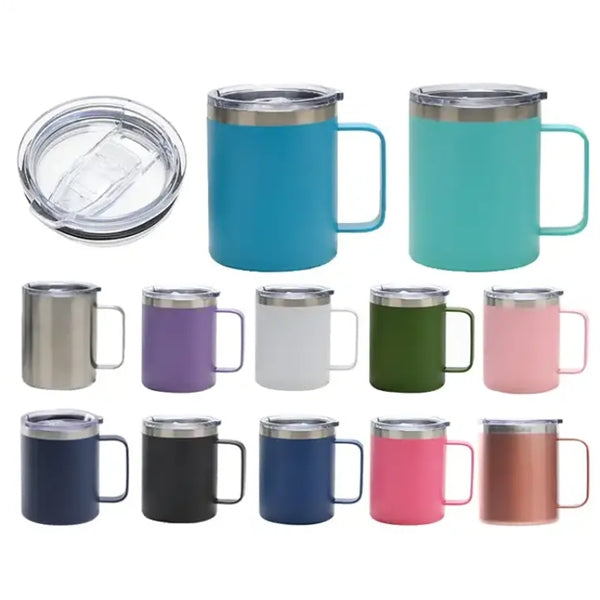12oz Stainless Steel Coffee Mug with Lid