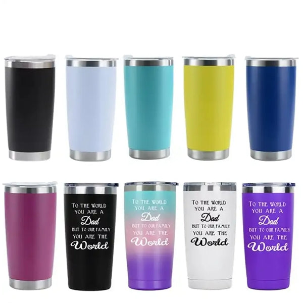 20oz Stainless Steel Insulated Vacuum Mug with Lids