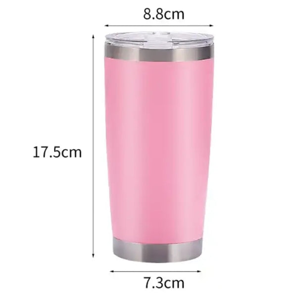 20oz Stainless Steel Insulated Vacuum Mug with Lids