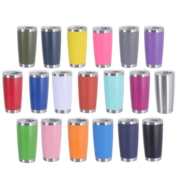 20oz Stainless Steel Insulated Vacuum Mug with Lids