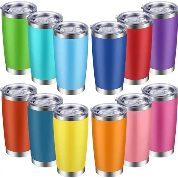 20oz Stainless Steel Insulated Vacuum Mug with Lids