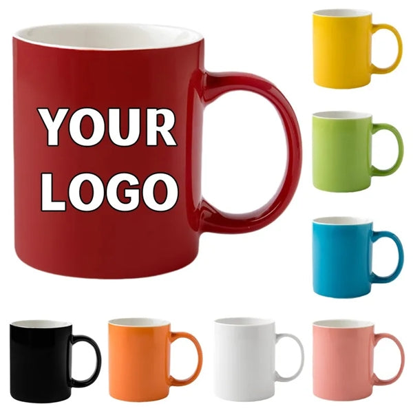 12 oz. Advertising Ceramic Mugs for Coffee Tea Milk Juice