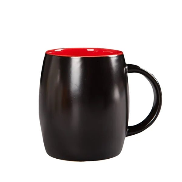 13 oz. Barrel Shape Ceramic Coffee Mug