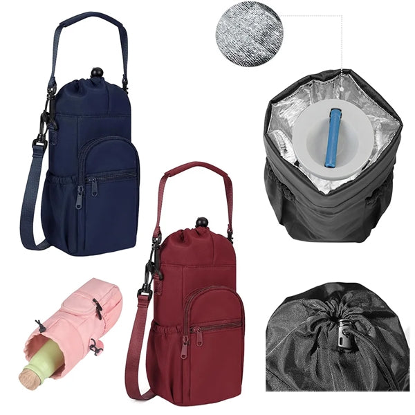 Large Capacity Water Bottle Cooler Beverage Holder Bag
