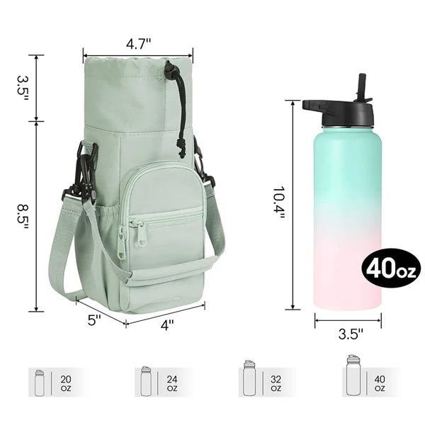 Large Capacity Water Bottle Cooler Beverage Holder Bag