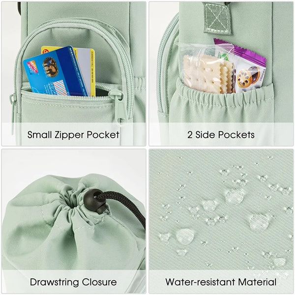 Large Capacity Water Bottle Cooler Beverage Holder Bag