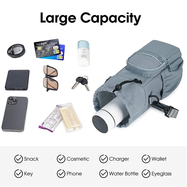 Large Capacity Water Bottle Cooler Beverage Holder Bag