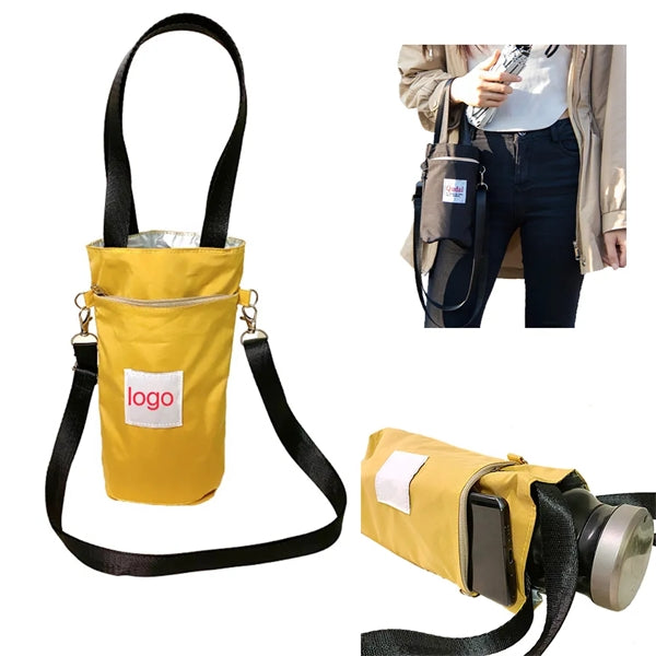 Water Bottle Bag Cooler Beverage Holder