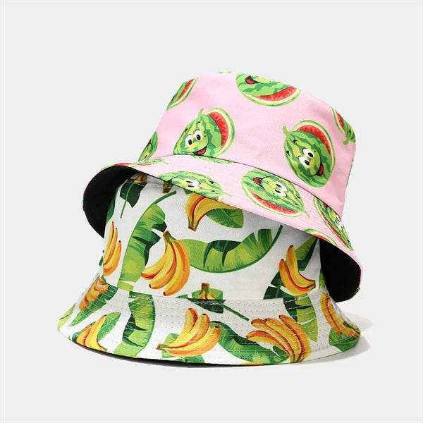 Full Color Imprint Reversible Polyester Bucket Hat