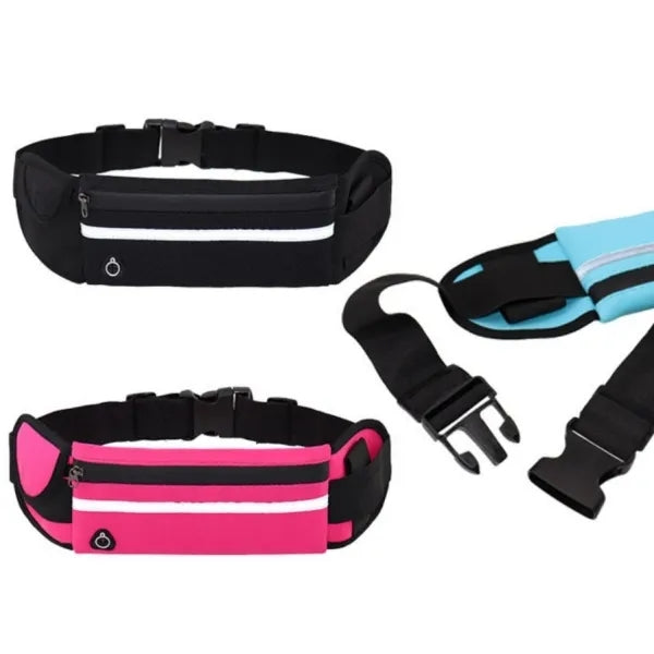 Slim Belt Fanny Pack Waist Bag for Hiking, Running