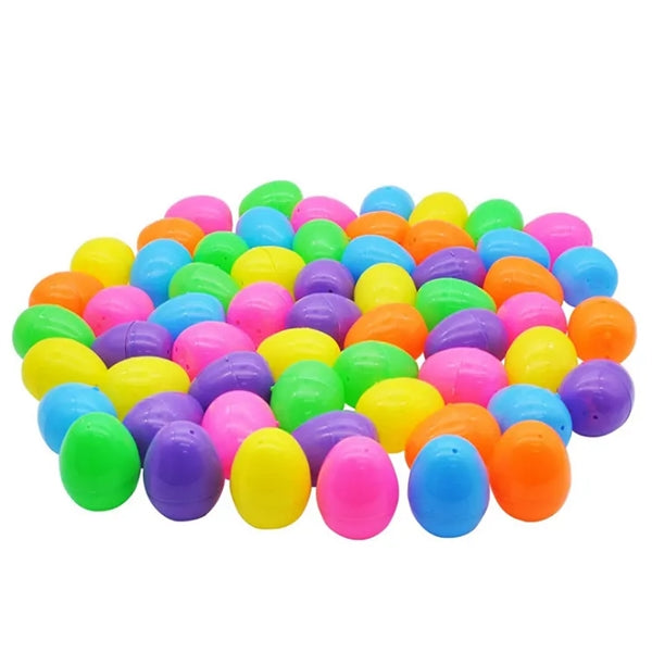 Empty Plastic Easter Eggs with custom logo