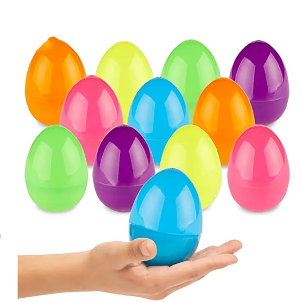Empty Plastic Easter Eggs with custom logo