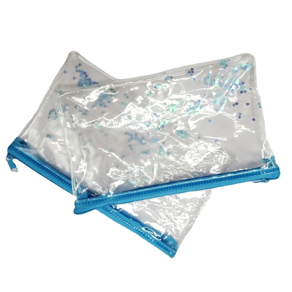 Floating Glitter Sequin Makeup Cosmetic Pouch