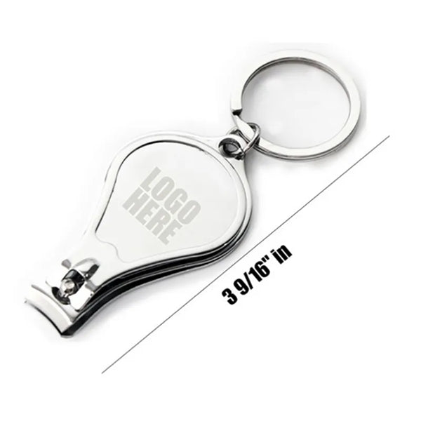 Metal Nail Clipper With Bottle Opener