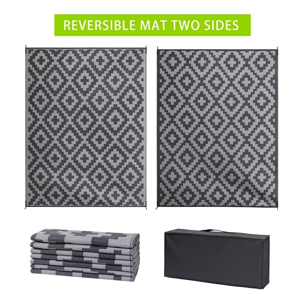 Custom-Patterned Camping Rug With 100% Recycled Plastic