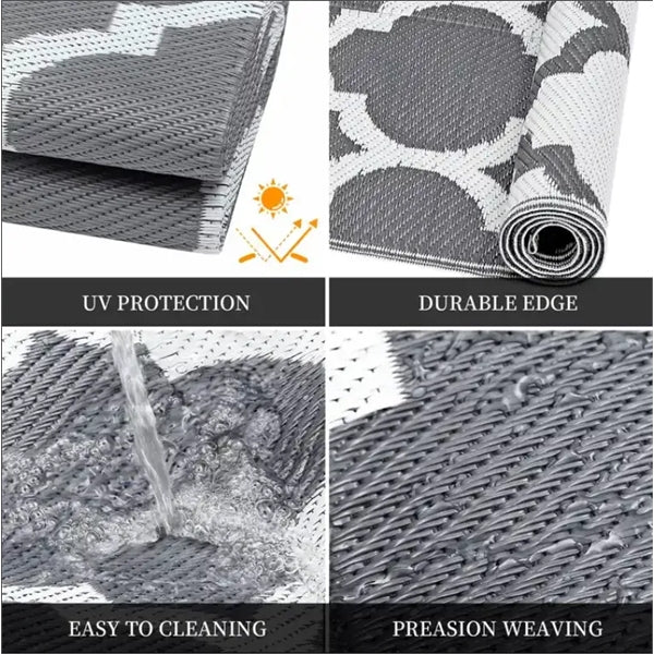 Custom-Patterned Camping Rug With 100% Recycled Plastic