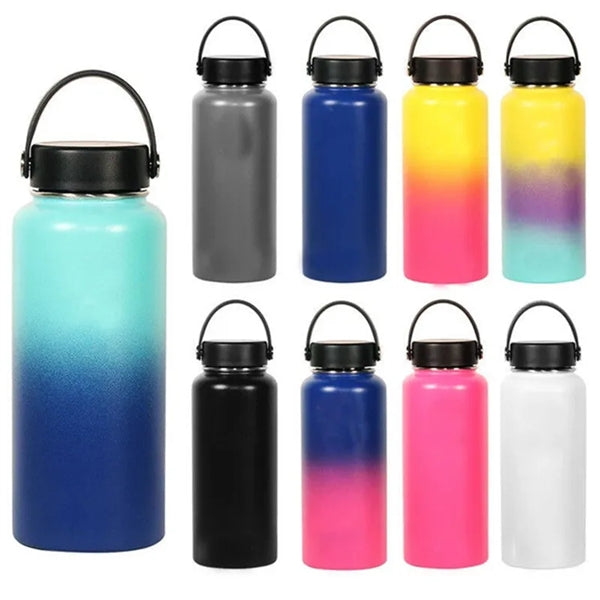 Flask Stainless Steel Insulated Water Bottle With Lid