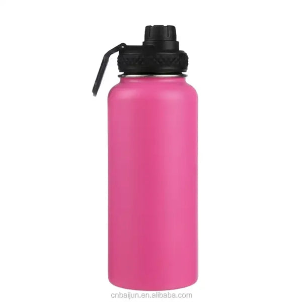 Flask Stainless Steel Insulated Water Bottle With Lid