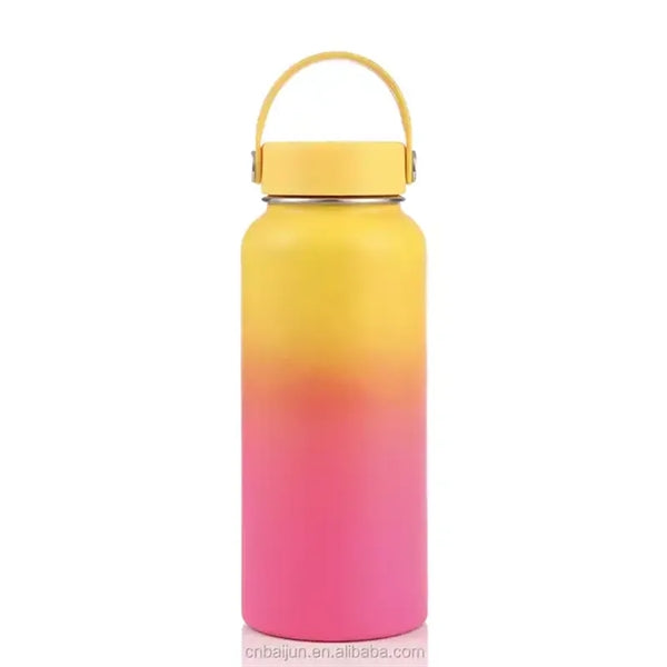 Flask Stainless Steel Insulated Water Bottle With Lid
