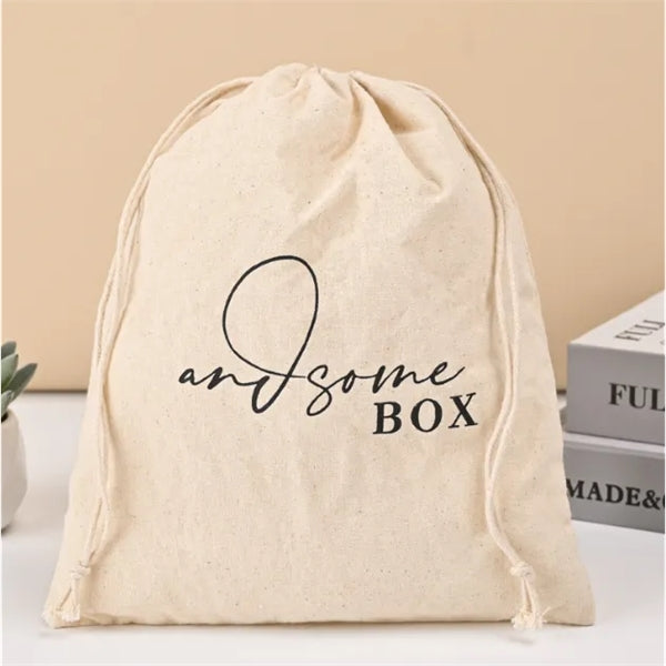 Resuable Cotton Drawstring Bread Bag