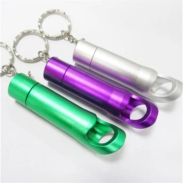 Aluminum LED Flashlight With Bottle Opener