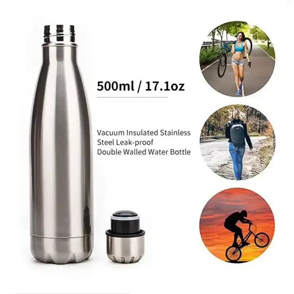17oz Custom Stainless Steel Outdoor Sports Cola Bottle