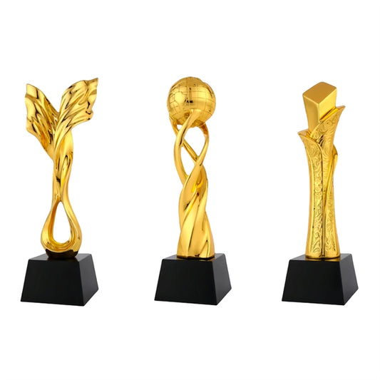 Resin Gold Plated Award Trophy For Events