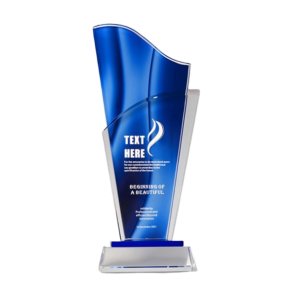 Award Plaque Craft Glass Crystal Trophy For Events