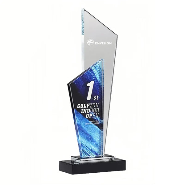 Award Plaque Craft Glass Crystal Trophy For Events