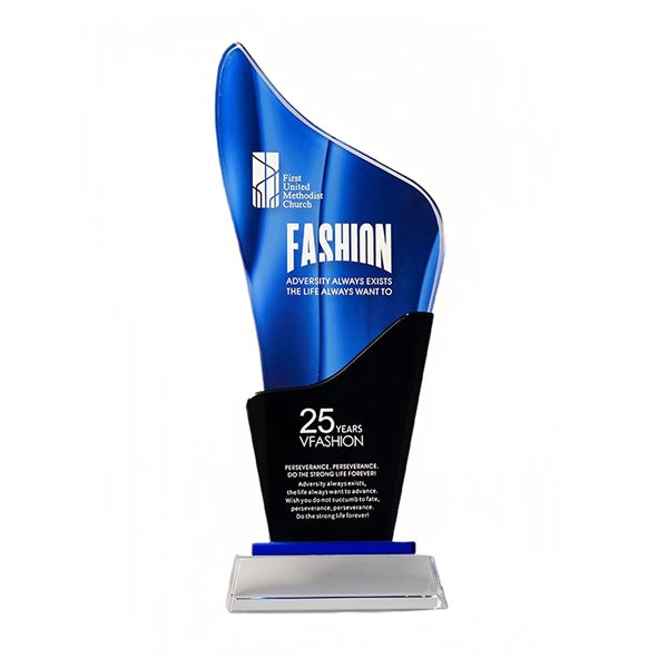 Award Plaque Craft Glass Crystal Trophy For Events