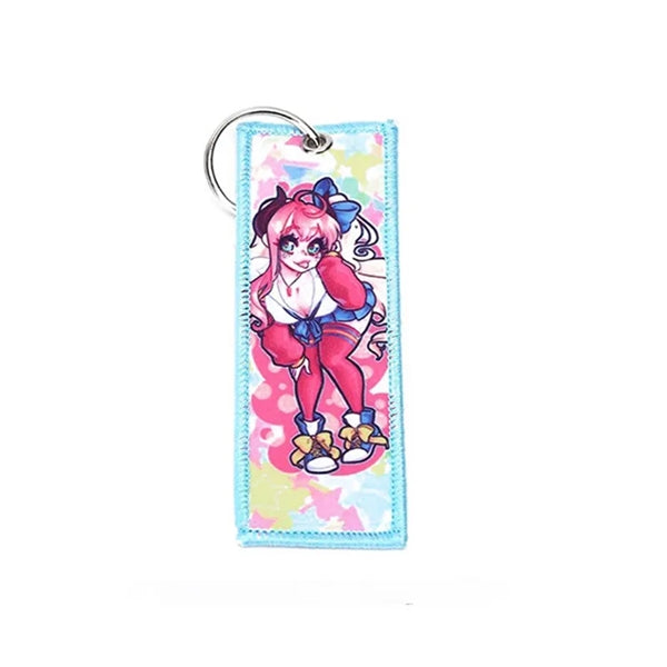 4" Custom Sublimated Keychain