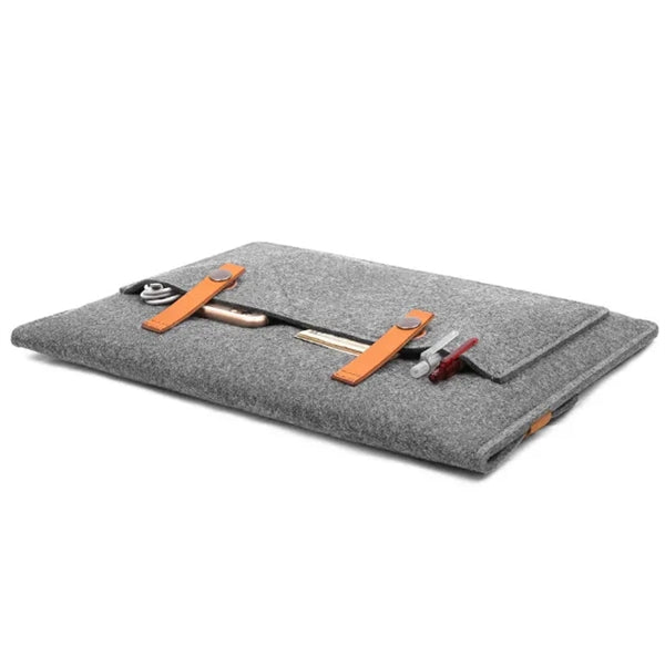 Felt Sleeve Case with pocket for Laptop Tablet