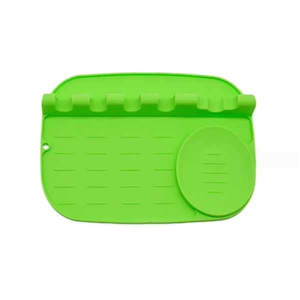 Silicone Utensil Rest with Drip Pad