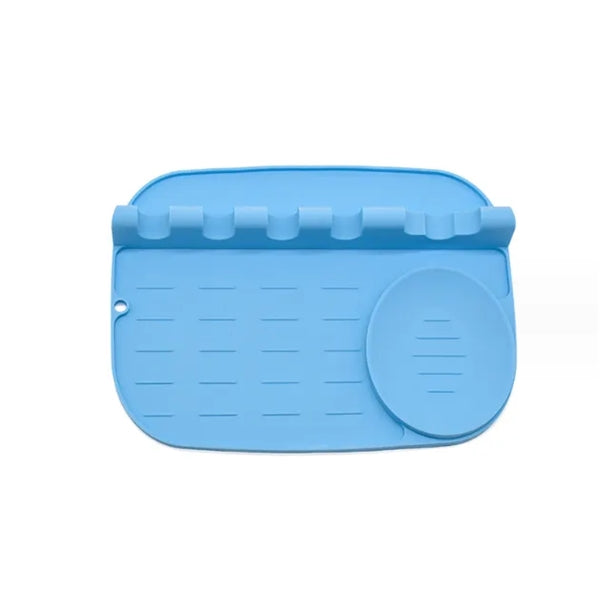 Silicone Utensil Rest with Drip Pad