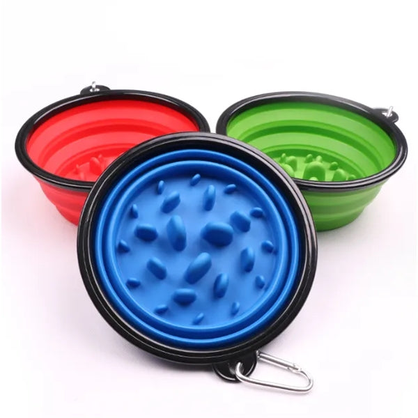 Collapsible Foldable Slow Feeder Pets