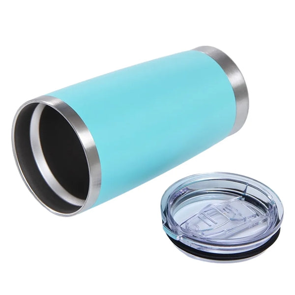 20oz Tumblers Double Wall Stainless Steel Mugs With Lid