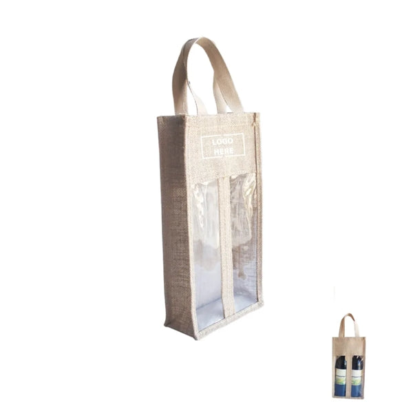 Jute Wine Bag