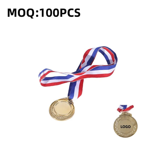 Express 2" Metal Medal With Wheat