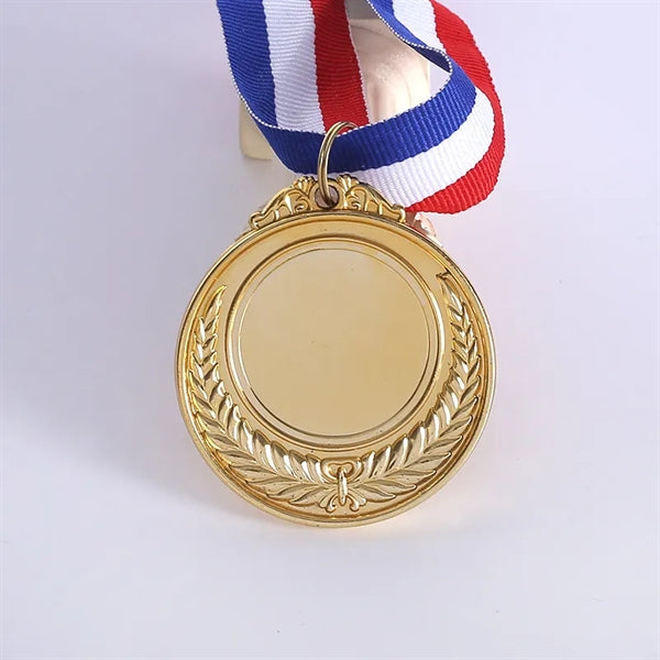 Express 2" Metal Medal With Wheat