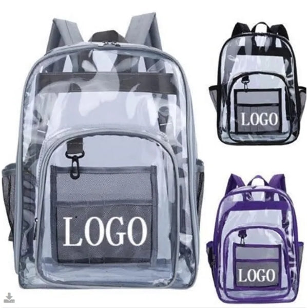 Pvc Transparent Backpack