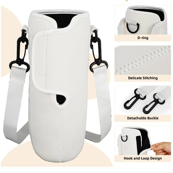 40oz Water Bottle Tumbler Carrier Bag with Phone Pocket