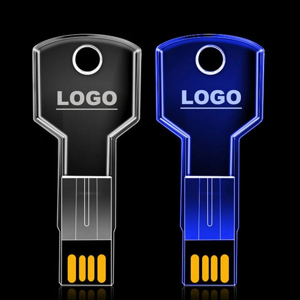 Crystal Key Shaped USB Pen Drive