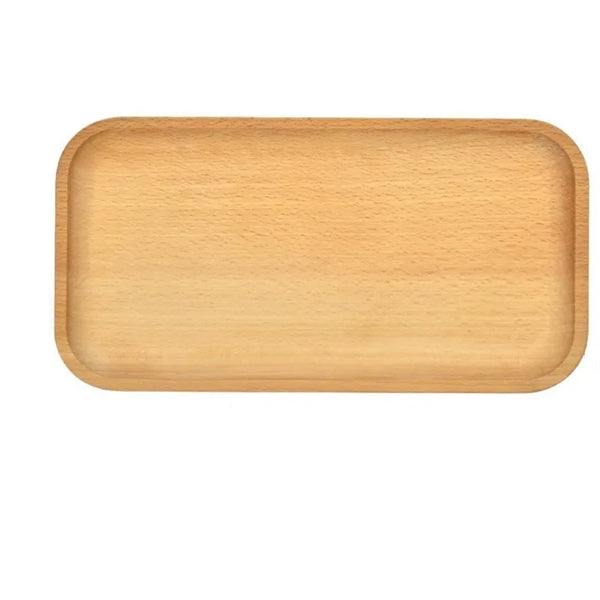 Solid Wood Dinner Plate