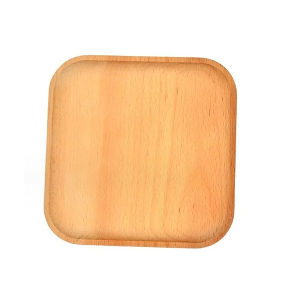 Solid Wood Dinner Plate