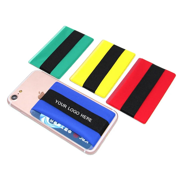 Smart Phone Card Wallet With Elastic Strap