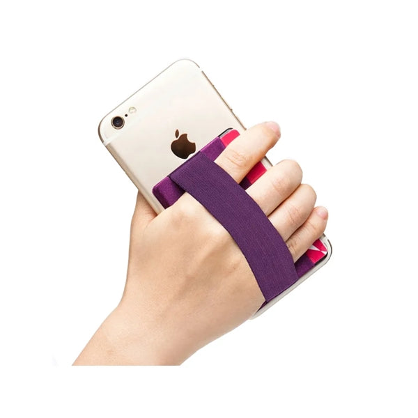 Smart Phone Card Wallet With Elastic Strap